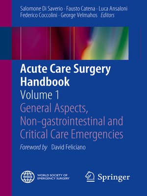 cover image of Acute Care Surgery Handbook